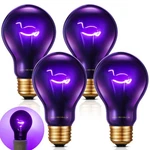 Retisee 4 Pack 75w Reptile Night Heat Lamp Simulate Moonlight Bulb Purpl.... Fixed Price $29.34.