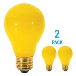 Pack Yellow Bug Light Bulbs 60w Watt A19 Medium E26 120v 60a/bug 60a/yb 60a19/y. Fixed Price $8.95.