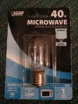 Feit Electric 40w T8 120v Microwave Intermediate Base Clear Light Bulb (nip). Fixed Price $10.98.