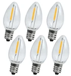 Myemitting Night Light Bulb C7 E12 Led Bulbs Candelabra, 0.6 6pack. Fixed Price $11.94.