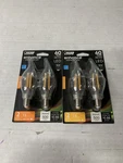 Feit Electric Enhance 60w Candelabra Led Light Bulbs 2 Packs 4 Lot Set. Fixed Price $15.99.