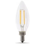 Feit Electric Ctc40/927ca/fil/6 Led, 3.3 W, B10, Candelabra Screw (e12), Pk6. Fixed Price $19.49.