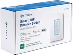 Etekcity Smart Wifi Light Dimmer Switch, White, 300w Capacity, 4-pack. Fixed Price $78.00.