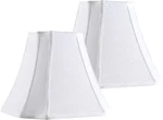 Go&so Set Of 2 Medium Octangular Lamp Shades Off White Square Cut Corner Floor T. Fixed Price $66.42.
