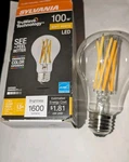 Lot Of (6) Sylvania Led A21 Clear Soft White 100w Light Bulb Truwave Rare!. Fixed Price $59.73.