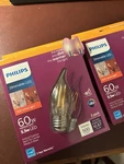 Phillips Dimmable Led 5 W Indoor / Outdoor Soft, White Light Bulbs. Fixed Price $19.00.