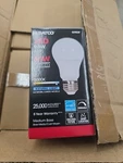 Satco Led Bulbs Box Of 24. 60w Dimmable A19 5k Natural Light Med Base E26 S29839. Fixed Price $23.99.
