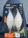Feit Electric Bpcff40/927ca/fil Bpcff40927cafil/2/rp40w Led Bulb. Fixed Price $6.00.