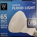 Westpointe Soft White 65 Watt Led Dimmable Mercury Free Indoor Flood Light. Fixed Price $13.99.