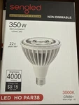 (lot Of 8 Pcs) Sengled Led Ho Par38 38w/350w Non Dimmable 3000k 4000 Lumens. Fixed Price $49.99.