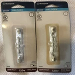2-westinghouse Double-ended T3 Light Bulb. Fixed Price $10.00.
