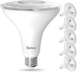 Sunco 6 Pack Outdoor Flood Light Bulb Led Par38, Exterior Spotlight Bulbs, Weath. Fixed Price $53.76.