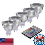 Omto Mr16 3w Rgb Color Changing Spotlight Ir Remote Control Mood Ambiance. Fixed Price $43.65.