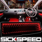 Sickspeed Galaxy Mirror Led Light Clip-on Rear View Wink Rearview Red P6. Fixed Price $16.88.