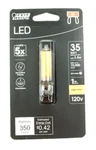 Feit Electric 35-watt Equivalent Bright White (3000k) T4 G9 Bi-pin Base Led Bulb. Fixed Price $4.00.