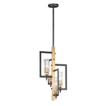 Maxim Lighting Flambeau 4-light Chandelier, Black/antique Brass - 16114clbkab. Fixed Price $382.40.