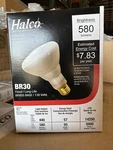 2x Halco Br30fl65 104070 Br30 Flood Light Bulb Lamp E26 580 Lumens 120/130v. Fixed Price $26.40.