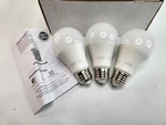 3 Bulbs Feit Electric Om60/950ca/ag/3 60 Watt Wifi Dimmable Led A19 Smart Lights. Fixed Price $19.00.
