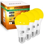 Qualilux Dusk To Dawn Bug Light Bulbs Outdoor, 1900k 4 Pack A19,. Fixed Price $25.46.