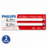 2 Pack - Philips 5/8 F8t5 Soft White Fluorescent Bulb 12 8 Watts 450 Lumens. Fixed Price $20.00.