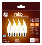 Led Chandelier Light Bulbs,candle Shape,clear Soft White,300 Lumens,4 Watt,4-pk.. Fixed Price $29.06.