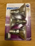 3 Pack Philips 6w Par20 Medium Base Bright White Dimmable Led Light Bulbs. Fixed Price $29.00.