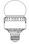 1pc Light Efficient Design Led-8018e345-g3 25w A21 Led Lamp, 30/40/50k. Fixed Price $69.74.