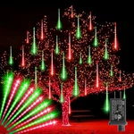Lamphome Christmas Lights Outdoor,12-inch Led Meteor Shower Icicle Lights, 10.... Fixed Price $26.10.