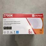 Utilitech Led Recessed Retrofit Downlight 4in 2700k Soft White Dimmable 5pk. Fixed Price $10.00.