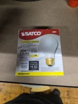 Satco - Incndsnt. 40w Med Clear Bulb Heavy Duty Rough Service 2 Pack A11. Fixed Price $18.99.