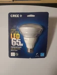 Cree 65 W / 9w Led Soft White 2700k Br30 Flood Dimmable Light Bulb. Fixed Price $15.50.