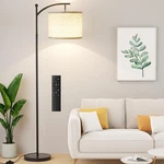 Ambimall 60" Floor Lamp With Remote Control And Stepless Dimmable Bulb, Color.... Fixed Price $54.72.