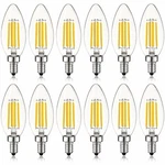 12-pack Luxrite E12 Led Bulb 60w Equivalent 2700k 550lm Dimmable Candelabra. Fixed Price $62.49.