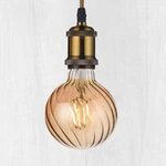 Whfialux Large Decorative Led Light Bulbs, Vintage Edison Diagonals Amber. Fixed Price $29.07.