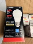 6x Satco S9703 Led Bulbs A19 10w 2700k 90cri Dimmable 800lm 60w Warm White. Fixed Price $12.99.