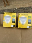 Lot Of 2 Ge Ultra Bright Led 150w Eq Par38 Warm White Dimmable Flood Light Bulb. Fixed Price $24.99.