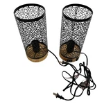 Lalisu Touch Control Table Lamp Set Of 2 Black Metal Shade Dimmable Bedside. Fixed Price $34.99.