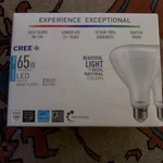 2 Cree 65 Watt Daylight Bright Br30 Led Light Bulbs W/standard Medium Base - New. Fixed Price $27.00.