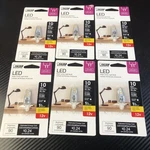 Feit Electric G4 Led Bulb, Dimmable, 10 Watt Halogen Bulb Warm White 6 Pack. Fixed Price $19.99.