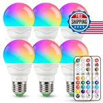 Hekee Color Changing Light Bulbs 40w Equivalent 3cct 9 Colors 5 Modes Sleep Time. Fixed Price $44.07.
