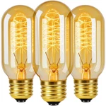 Colwatt T45 Vintage Edison Bulbs, 60w Specialty Decorative 60w-3pcs, Amber. Fixed Price $18.99.