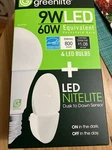 Greenlite 9wled 60w Light Bulbs 4 Pack. Fixed Price $19.99.