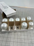8- G50 Pearl White Bulbs For E12/c7 Socket V401705 New Partial Box Vickerman. Fixed Price $19.95.