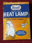 Vintage Rexall Rex-ray Infra-red Heat Lamp X180 Deluxe Dark Amber Nos Box. Fixed Price $39.99.