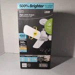Fan/bulb E26 Feit Folding Panel (medium) Led Garage Bulb Daylight 300 Watt. Fixed Price $12.99.