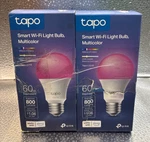 Tapo Tp-link (us) Smart Wi-fi Light Bulbs Multicolor L531e 60w. Fixed Price $14.40.