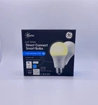 Ge Cync 60-watt Eq A19 Soft White Dimmable Smart Led Light Bulb 2 Pack New. Fixed Price $14.99.