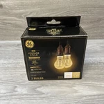 (2 Bulbs) Ge 33535 Vintage Style, Amber Glass A19 Led Light Bulb, 60 Watt. Fixed Price $19.99.