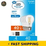 Great Value A19 Led 5w Dimmable Light Bulbs, 4 Pack. Fixed Price $19.99.