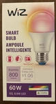Wiz Led Light Bulb A19 White & Color Changing Wi-fi Smart. Fixed Price $8.99.